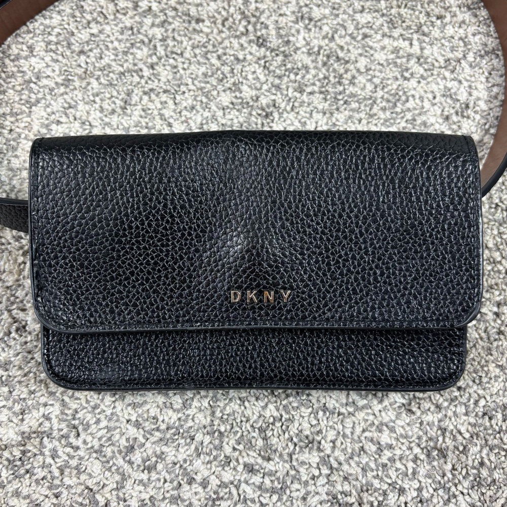 DKNY Pebbled‎ Leather Belt Bag